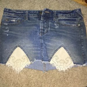 Free People Denim Skirt